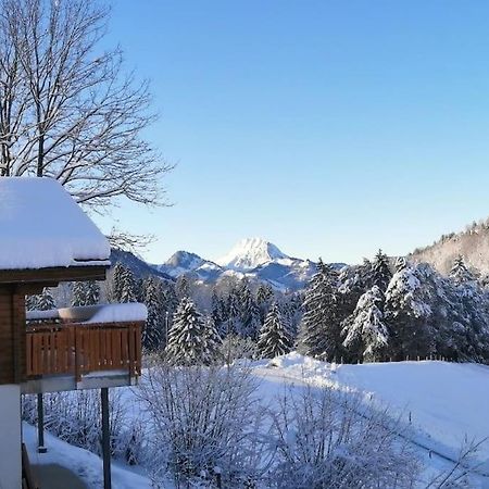 Confortable Chalet Avec Magnifique Vue En Gruyere. Charmey Exteriör bild